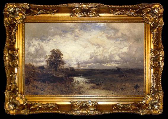 framed  Alexander Helwig Wyant Landscape, ta009-2